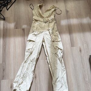 Stylish Cream Jumpsuit